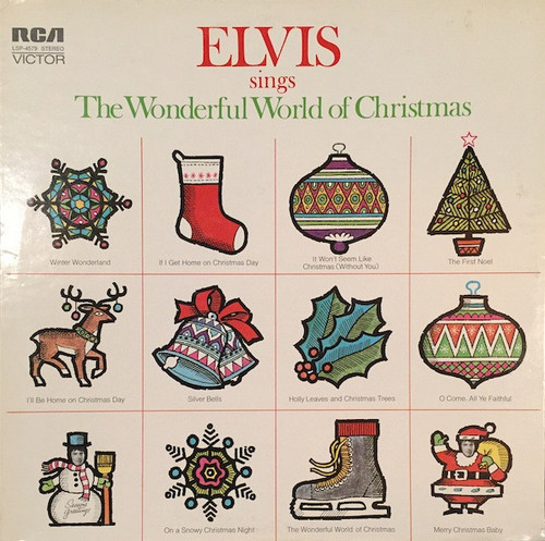 Elvis Presley - Elvis Sings The Wonderful World Of Christmas (LP, Album)
