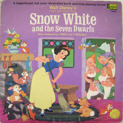 Unknown Artist - Walt Disney's Story And Songs From Snow White And The Seven Dwarfs - Disneyland - 3906 - LP, Album, Gat 827203186