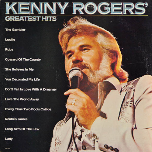 Kenny Rogers - Greatest Hits - Liberty, Liberty - LOO 1072, L00-1072 - LP, Comp 829915827