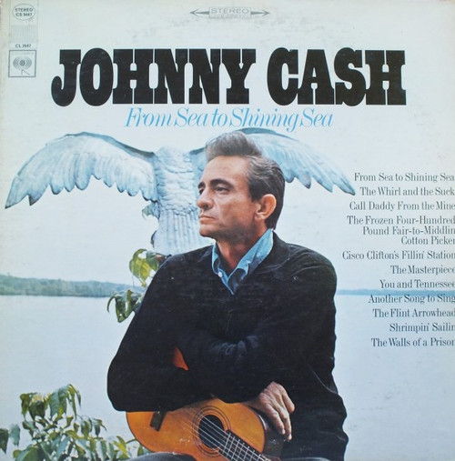 Johnny Cash - From Sea To Shining Sea (LP, Album, Pit)