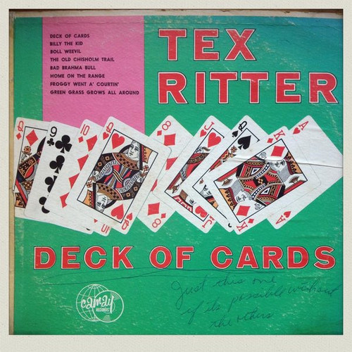 Tex Ritter - Deck Of Cards (LP, Album)