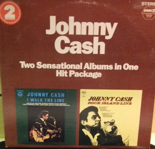 Johnny Cash - I Walk The Line / Rock Island Line  (2xLP, Album, Comp)