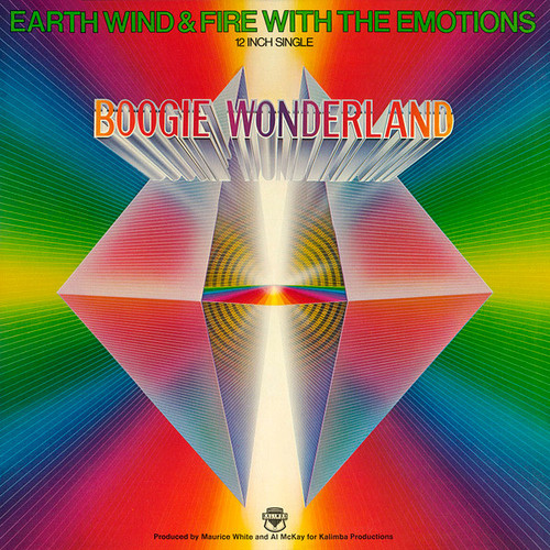 Earth Wind & Fire* With The Emotions - Boogie Wonderland (12", Single, Pit)