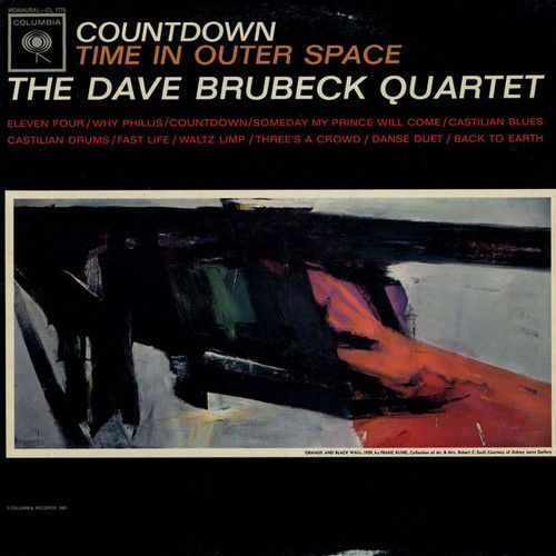 The Dave Brubeck Quartet - Countdown Time In Outer Space - Columbia - CL 1775 - LP, Album, Mono, RP 846696784