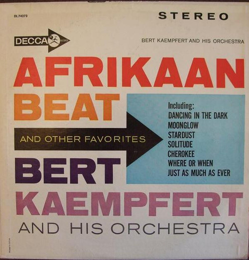 Bert Kaempfert And His Orchestra* - Afrikaan Beat And Other Favorites (LP, Album, Pin)