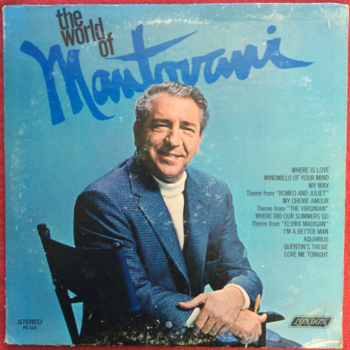 Mantovani - The World Of Mantovani - London Records - PS 565 - LP, Album 851438141