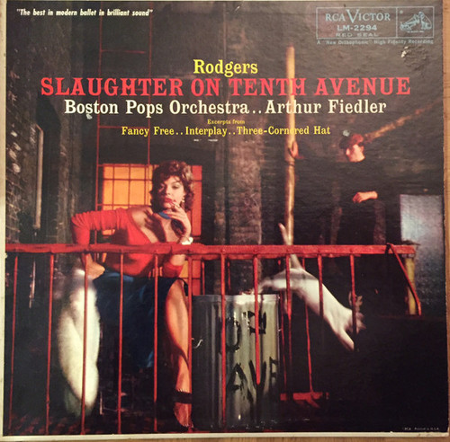 Boston Pops Orchestra*, Arthur Fiedler - Slaughter On Tenth Avenue (LP, Album, Mono)