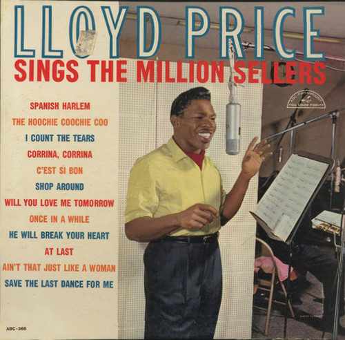 Lloyd Price And His Orchestra - Lloyd Price Sings The Million Sellers (LP, Album, Mono)