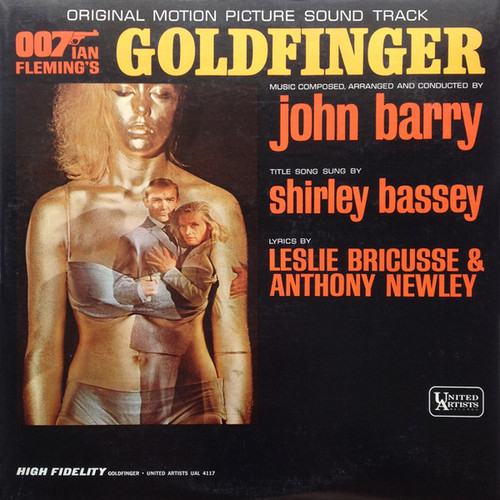 John Barry - Goldfinger (Original Motion Picture Soundtrack) (LP, Album, Mono, Pit)