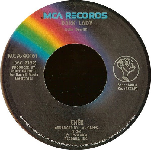 Cher - Dark Lady - MCA Records - MCA-40161 - 7", Single, Glo 852023118