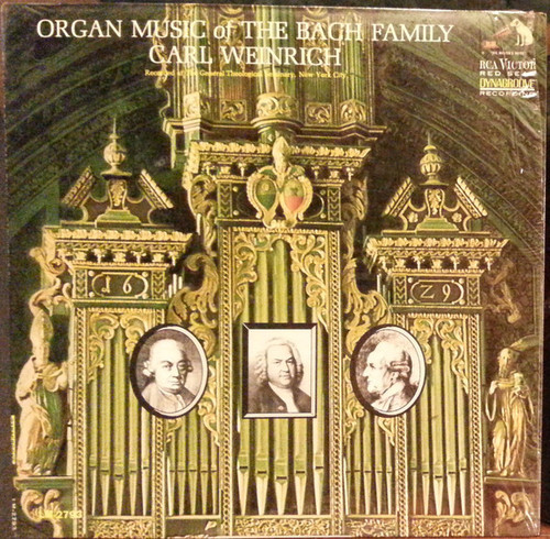 Carl Weinrich - Organ Music Of The Bach Family (LP)