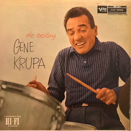 Gene Krupa - The Exciting Gene Krupa (LP, Mono, RE)