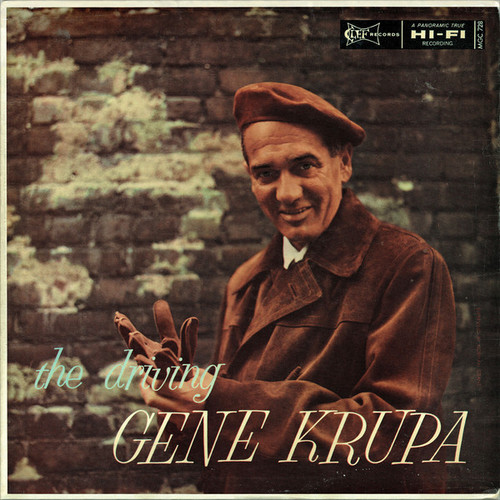 Gene Krupa - The Driving Gene Krupa (LP, Album, Mono, RE)