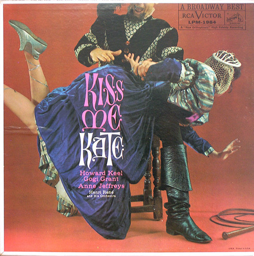 Cole Porter, Gogi Grant, Howard Keel, Anne Jeffreys, Henri René And His Orchestra - Kiss Me, Kate (LP, Album, Mono)