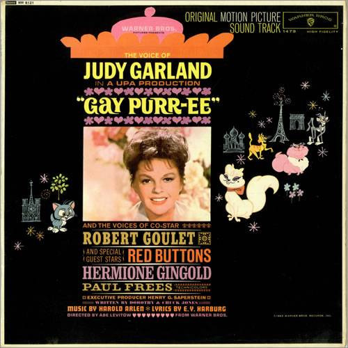 Judy Garland - The Voice Of Judy Garland In A UPA Production Gay Purr-ee (LP, Mono, Promo)