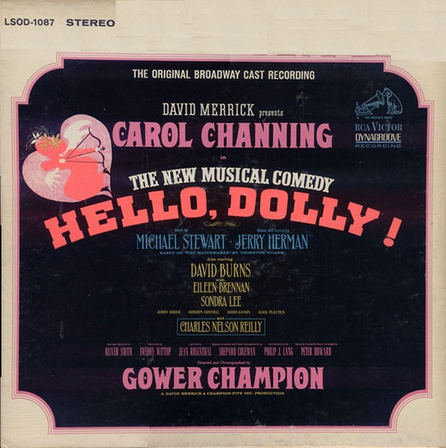 David Merrick (2) Presents Carol Channing - Hello, Dolly! (The Original Broadway Cast Recording) - RCA Victor - LSOD-1087 - LP, Gat 852049590