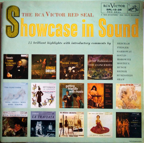 Various - The RCA Victor Red Seal Showcase In Sound (LP, Comp, Mono)