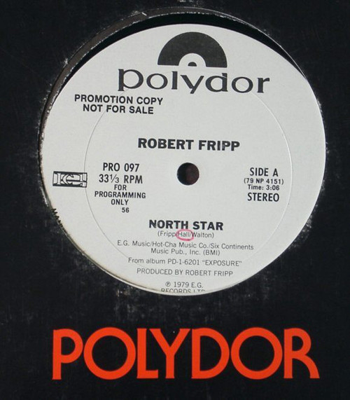 Robert Fripp - North Star (12", Promo)
