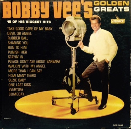 Bobby Vee - Bobby Vee's Golden Greats - Liberty - LRP-3245 - LP, Comp, Mono 854208423