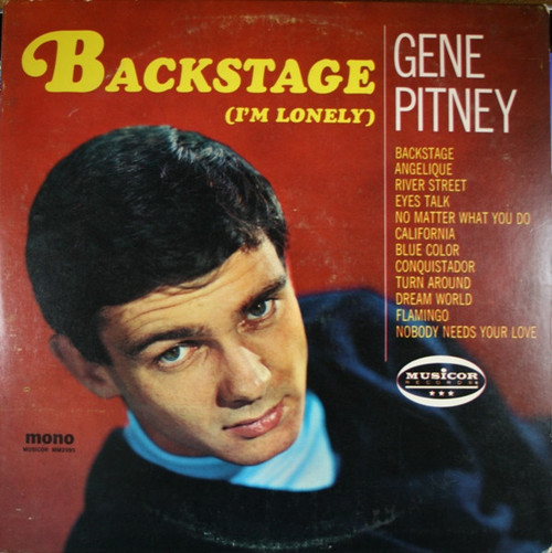 Gene Pitney - Backstage (LP, Album, Mono)