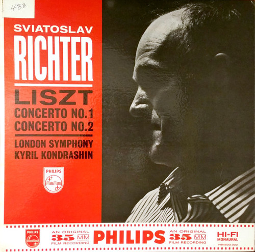 Liszt* / Sviatoslav Richter - Concerto No.1 / Concerto No.2 (LP, Mono)