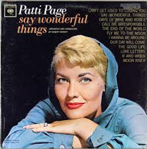 Patti Page - Say Wonderful Things (LP, Mono)