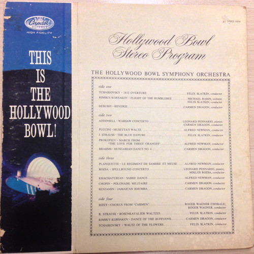 The Hollywood Bowl Symphony Orchestra - This Is The Hollywood Bowl (2xLP, Album, Gat)