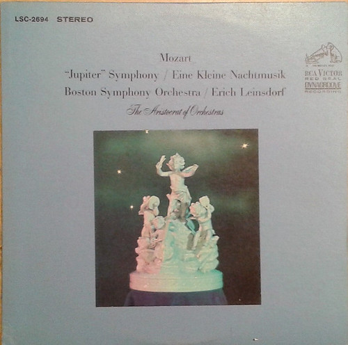 Mozart* / Erich Leinsdorf, Boston Symphony Orchestra - "Jupiter" Symphony / Eine Kleine Nachtmusik (LP, Album, Sil)