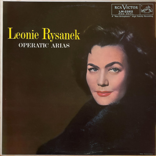 Leonie Rysanek - Operatic Arias (LP, Album, Mono)