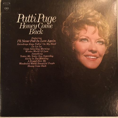 Patti Page - Honey Come Back (LP)