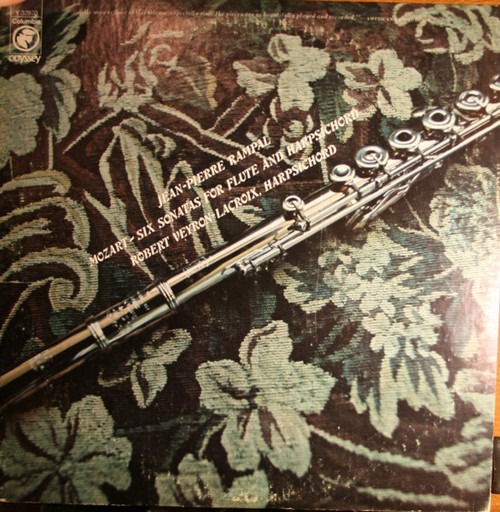 Wolfgang Amadeus Mozart / Jean-Pierre Rampal, Robert Veyron-Lacroix - Six Sonatas For Flute And Harpsichord - Columbia Odyssey - Y 32970 - LP, Album, Ter 856099173