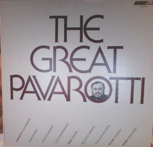 Luciano Pavarotti - The Great Pavarotti (LP, Comp)