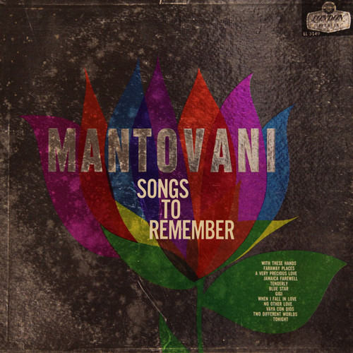 Mantovani And His Orchestra - Songs To Remember - London records - LL 3149 - LP, Mono 857135611