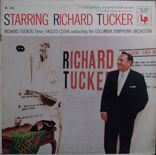 Richard Tucker (2) - Starring Richard Tucker (LP, Album)