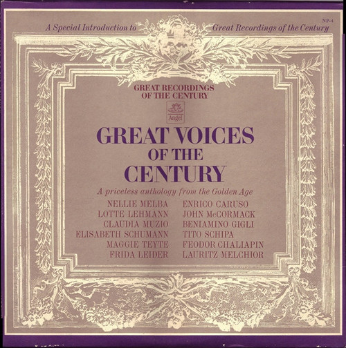 Various - Great Voices Of The Century (LP, Comp, Ltd)
