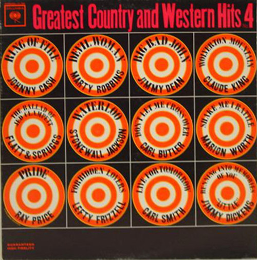 Various - Greatest Country And Western Hits No. 4 (LP, Comp, Mono)