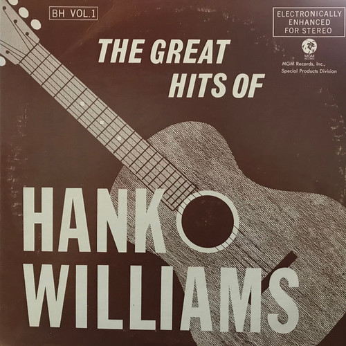 Hank Williams - The Great Hits Of Hank Williams (2xLP, Comp)