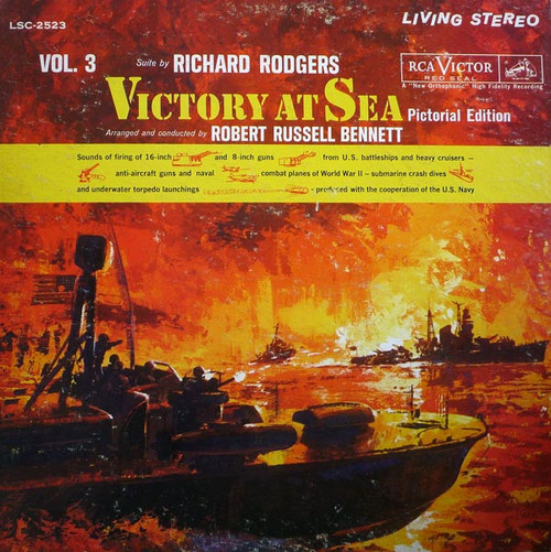 Richard Rodgers Arranged And Conducted By Robert Russell Bennett - Victory At Sea (Pictorial Edition) Vol. 3 (LP, Album)