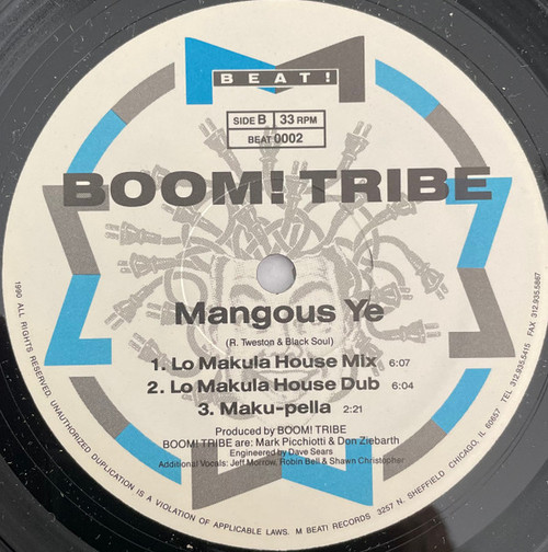 Boom! Tribe - Mangous Ye (12")