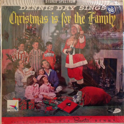 Dennis Day - Dennis Day Sings "Christmas Is For The Family" (LP, Album, RE, Blu)