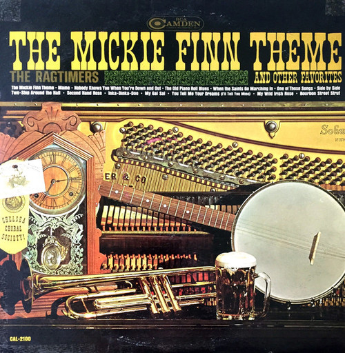 The Ragtimers - The Mickie Finn Theme And Other Favorites (LP, Mono)