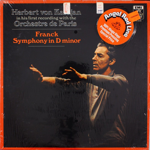 César Franck - Herbert von Karajan With The Orchestre De Paris - Symphony In D Minor (LP)