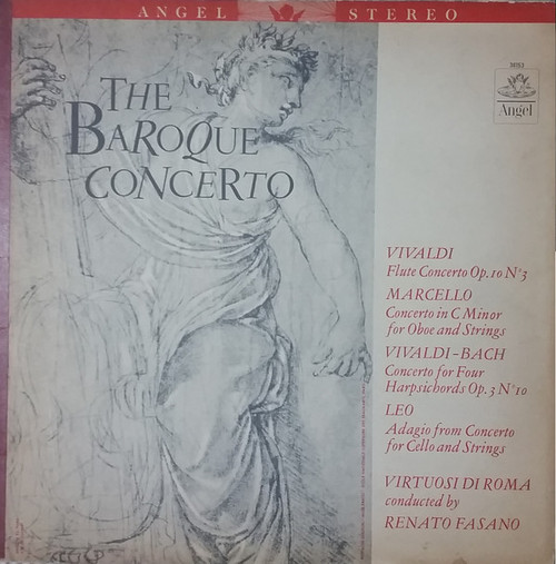 Bach*, Vivaldi*, Marcello*, Leo*, Virtuosi Di Roma*, Renato Fasano - The Baroque Concerto (LP, Comp)