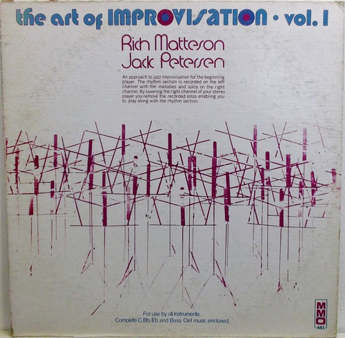 Rich Matteson, Jack Petersen - The Art Of Improvisation Vol. 1 (LP)