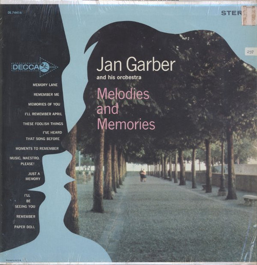 Jan Garber And His Orchestra - Melodies And Memories (LP, Album, Pin)