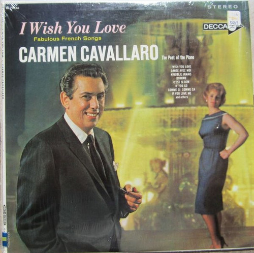 Carmen Cavallaro - I Wish You Love, Fabulous French Songs (LP, Album)
