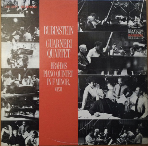 Brahms*, Rubinstein* / Guarneri Quartet - Piano Quintet In F Minor, Op.34 (LP, Album, RP)