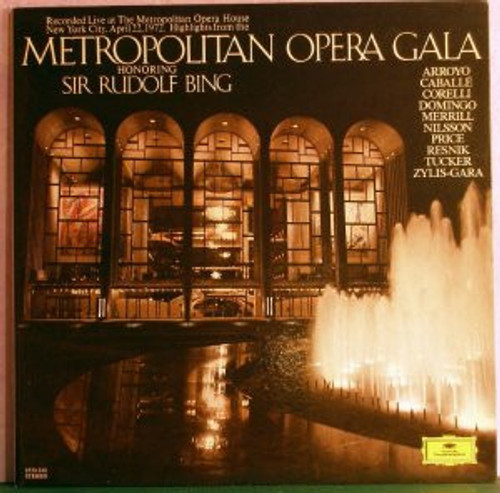 Various - Highlights From Metropolitan Opera Gala Honouring Sir Rudolf Bing (LP, Comp, Gat)