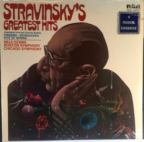 Igor Stravinsky, Seiji Ozawa, Boston Symphony Orchestra, Chicago Symphony* - Stravinsky's Greatest Hits (LP, Comp)