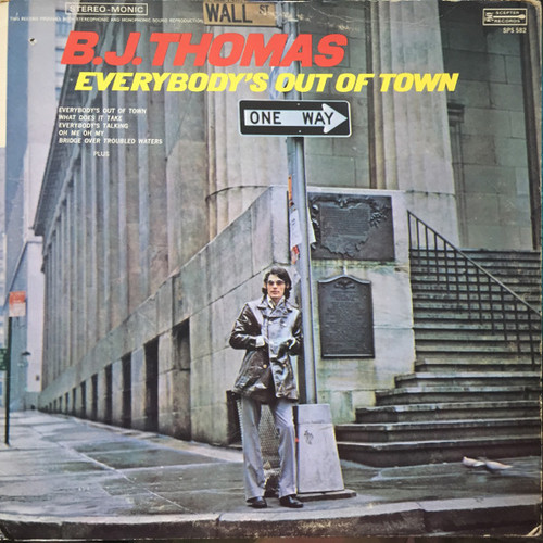 B.J. Thomas - Everybody's Out Of Town - Scepter Records, Scepter Records - SPS-582, SPS 582 - LP, Album, Gat 865098828